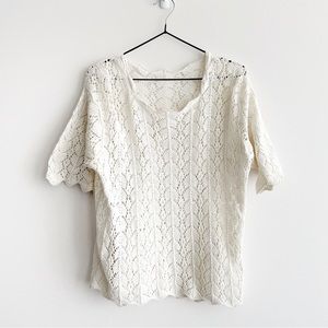 Vintage Handmade Cotton Top - L-XL